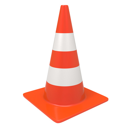 Traffic Barrier and Cones