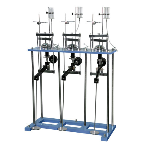Consolidation Test Apparatus Three Gang Front Load